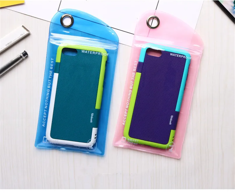 Упаковка 6 &quotЧехол для сотовых телефонов Портативная сумка запечатывание ПВХ