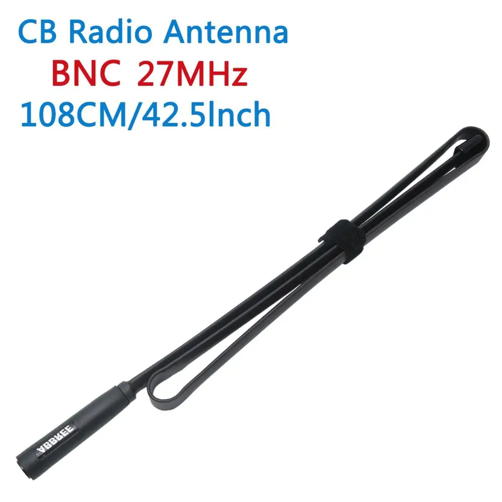 ABBREE 27 МГц BNC штекер радиоантенна для рации Kenwood ICOM Motorola Cobra Midland Uniden Anytone Ham CB