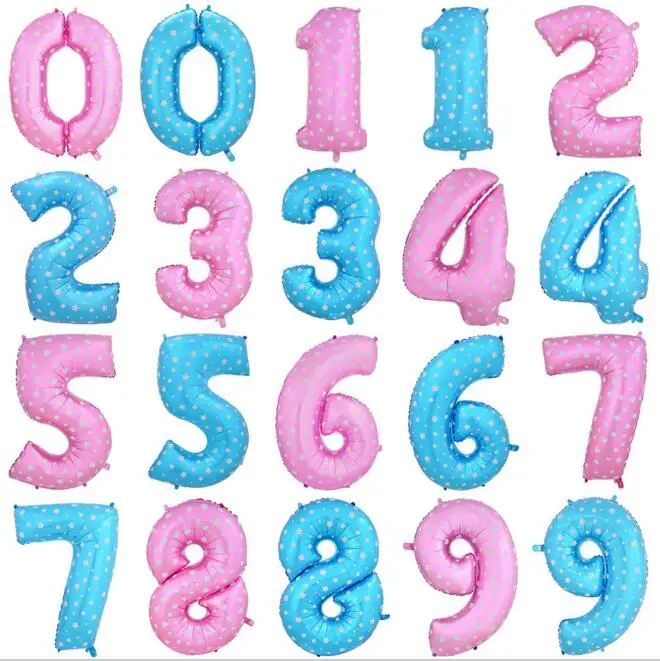 Горячая Распродажа воздушные шары в виде цифр среднего размера 30 дюймов