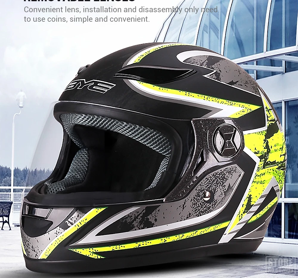 BYE мотоциклетный шлем Полнолицевой шлем дышащий Capacete Da Motocicleta ABS шлем для верховой езды мотоциклетный шлем для мотокросса Cascos Para