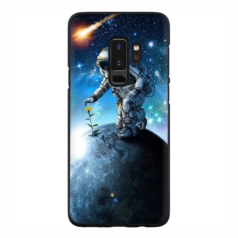 Trippy Art эстетический Космос астронавт мягкий чехол для телефона samsung Galaxy M10 20 30 S6 7 Edge S8 9 10 Plus S10E Note 8 9 - Цвет: B8