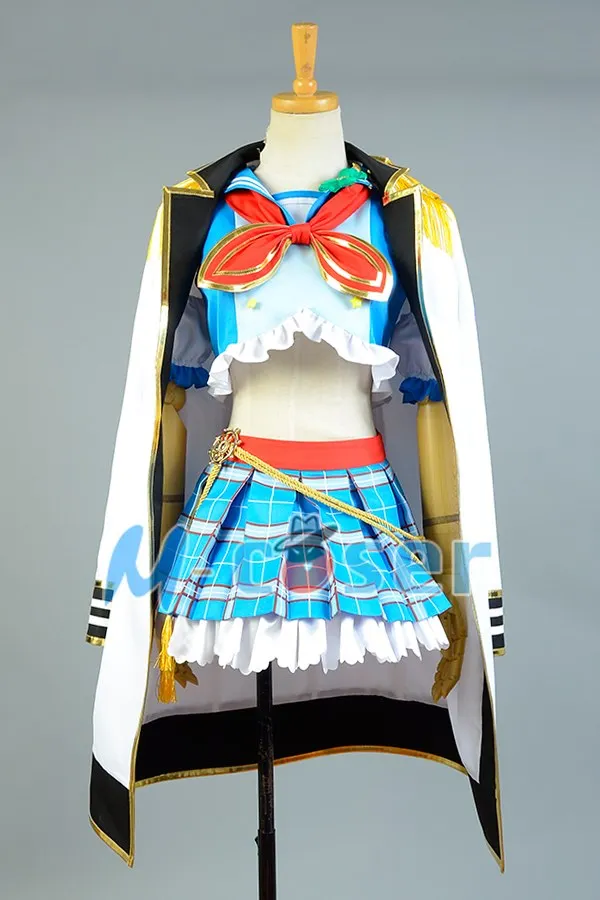 LoveLive костюм моряка Love Live Koizumi Hanayo темно-синий полный комплект униформы для