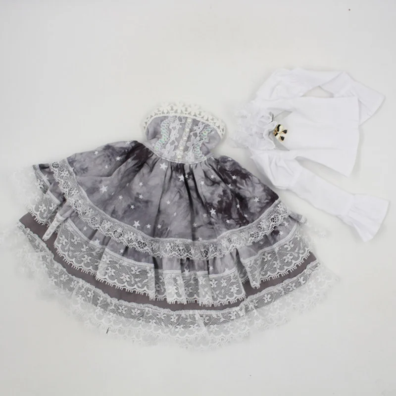 1/4 BJD 45 см Jiont Body Clothes серая юбка Lady Princess наряд Forturn Days специальное предложение