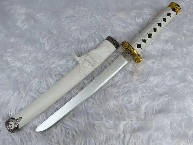 S0549 онлайн игра TOUKEN RANBU GOKOTAI TANTOU SHOTO короткий меч W/белые ножны 21 6&quot | Игрушки и