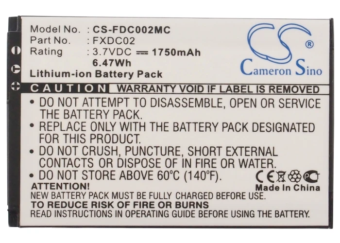 Cameron Sino 72 011 00 FXDC02 Аккумулятор для DRIFT Ghost HD (1750 мАч) Новый|drift hd battery|hd ghostbattery for |