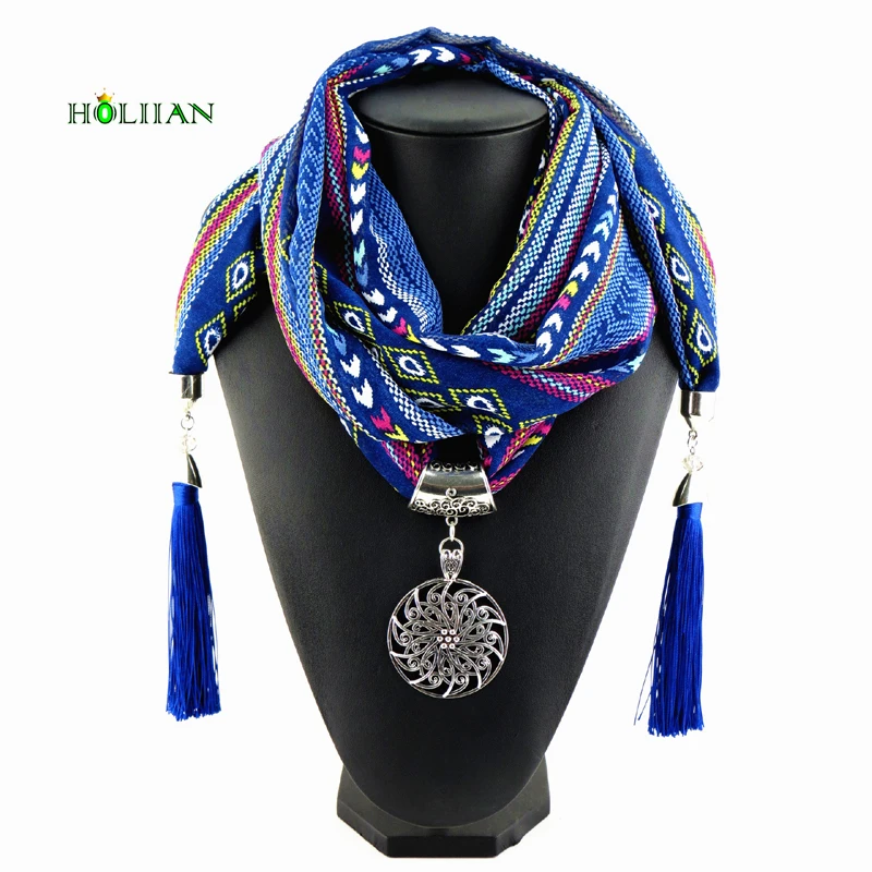 Хит большой цветок богемский шарф массивные ожерелья подвеска для платка