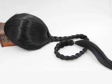 Черные плетеные волосы династии Цин для мужчин аксессуары волос китайские