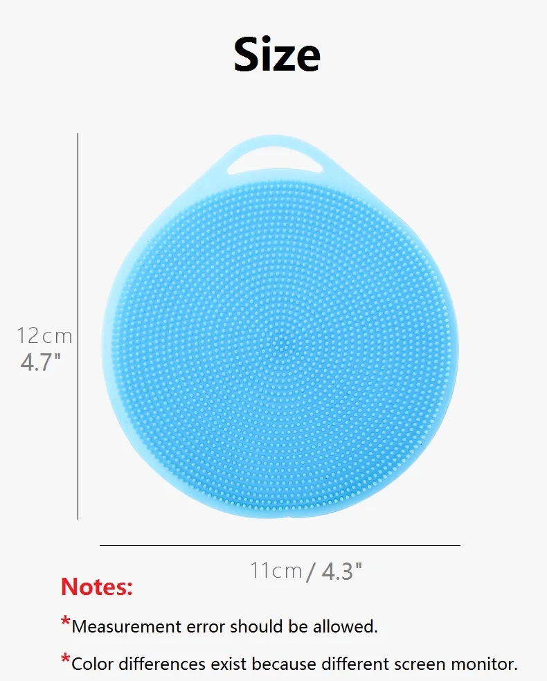 New Better Magic Sponge Silicone Scrubber For Mild Scrubbing Brush Bowl Pot Pan Cleaner Heat-resistant Pads 1PC Dropshipping