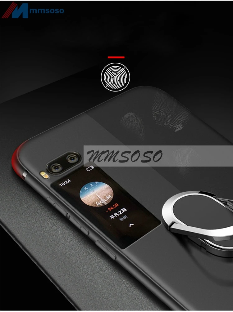 Чехол для Meizu Pro 7, автомобильный Магнитный чехол с кольцом на палец, чехол для Meizu Pro 7 Plus, мягкий силиконовый чехол для Meizu Pro 7