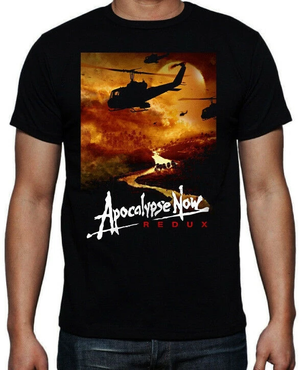 Apocalypse сейчас Вьетнам войны фильм культ классики Мужская Новая футболка | одежда