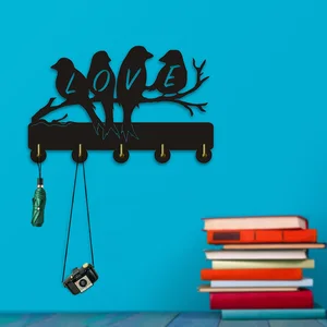 Настенные крючки с птицами для всей семьи, универсальное украшение для сумок, одежды, пальто, настенный крючок для ключей, натуральное животное, домашний декор, крючки