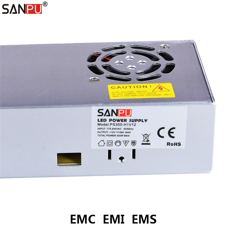 Импульсный источник питания SANPU EMC EMI EMS SMPS 350 Вт 12 В постоянного тока 30 А