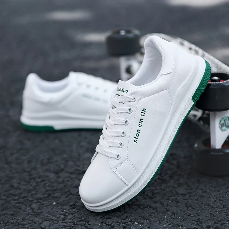 2019 new style students small white shoes Korean fashionable men's casual fashion wholesale | Обувь