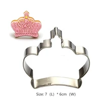 hot crown diamond cookie tools cake stencil kitchen cupcake decoration template mold cookie coffee stencil mold baking fondant