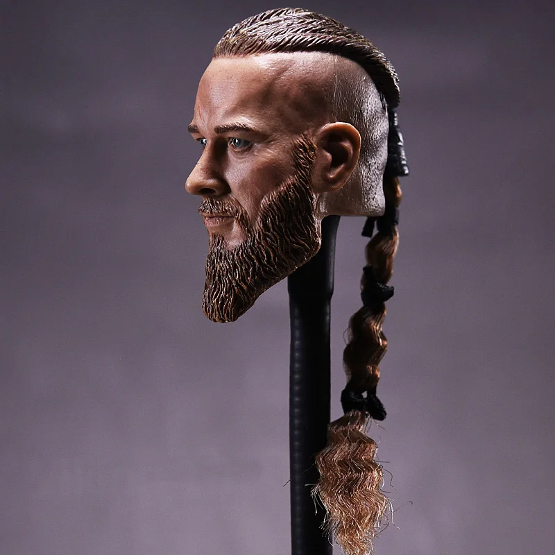 1/6 весы Мужская сильный мальчик голова лепить Viking Трэвис финмел с тесьмой для 12