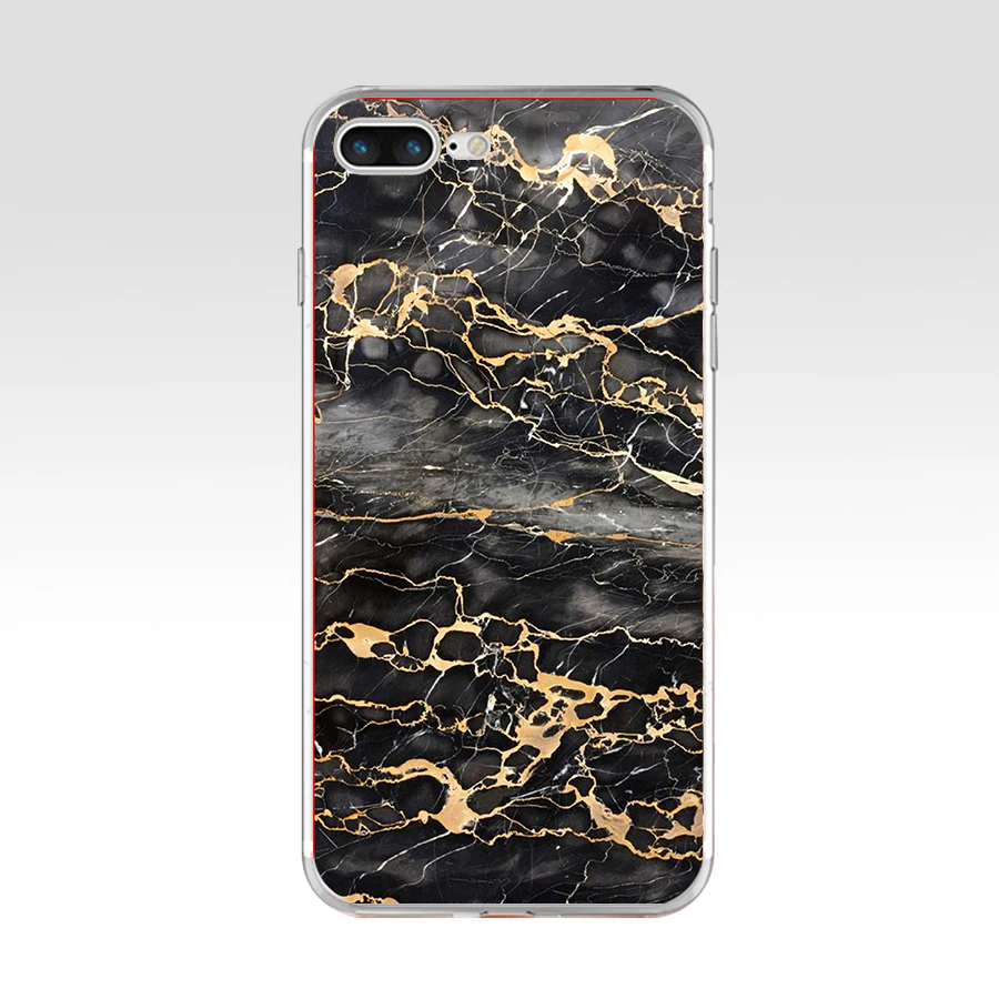 Мягкий силиконовый чехол из ТПУ с мраморным зеленым камнем 273H для Apple iPhone 6 6s 7 8 plus