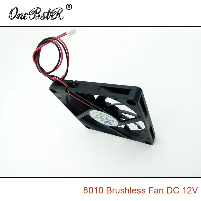 8010 DC 12V 0.15A бесщеточный вентилятор 80X80X10mm XH2.54 2Pin источник питания 80 мм 8 см