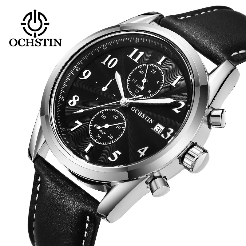 

OCHSTIN Chronograph Sport Mens Watches Casual Quartz Wrist Military Army Business Male Clock Horloges Mannen Erkek saatler