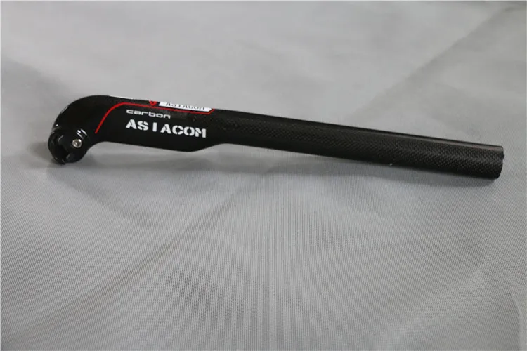 ASIACOM полностью углеродное волокно Велосипедное Сиденье штырь шоссейное