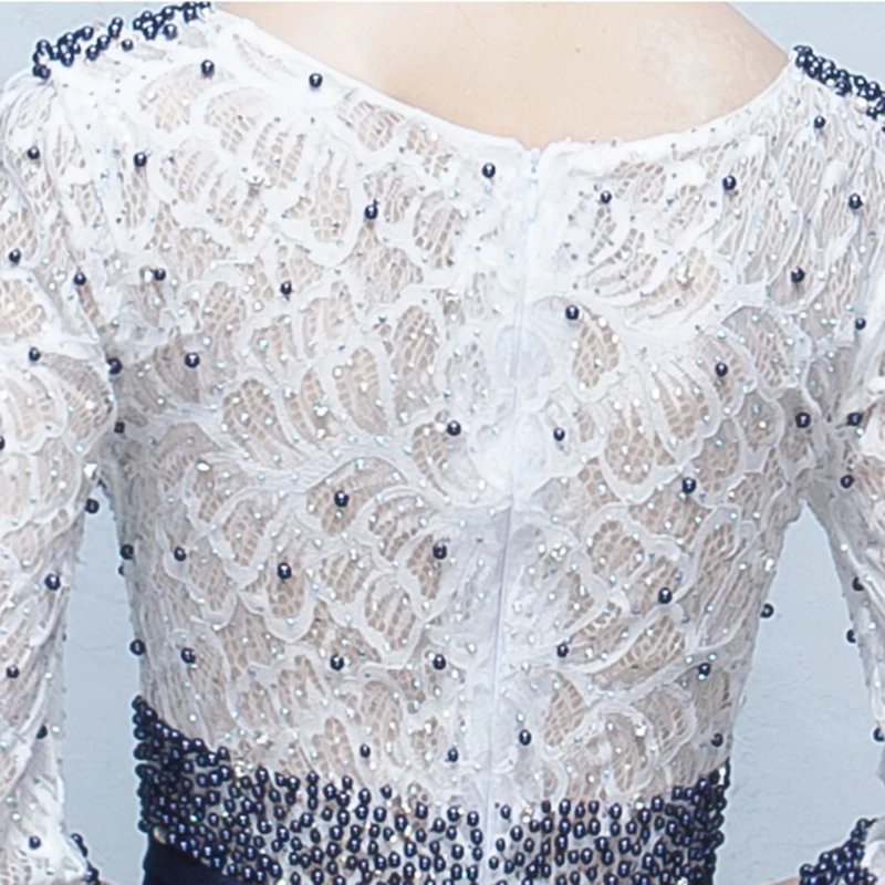 DongCMY Новые Длинные вечерние платья украшенные бисером Robe De Soiree Vestidos Выходные