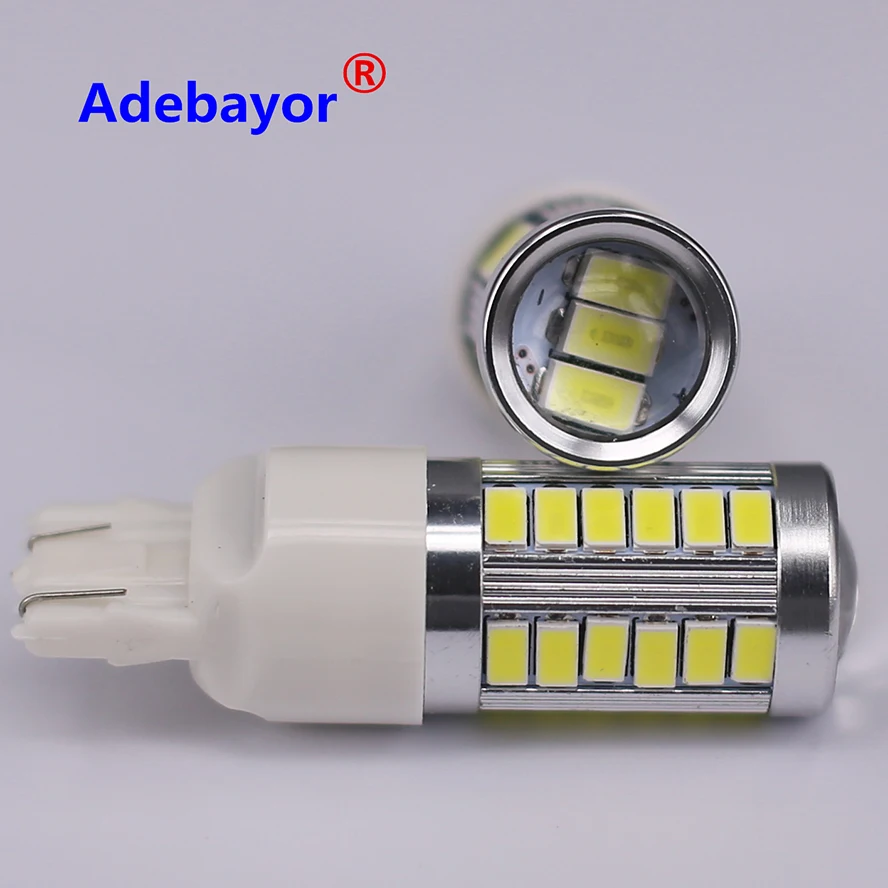1 шсветодиодный автомобильная светодиодная лампа T20 W21W 7443 5630 33SMD 5730|car auto|led signalparking