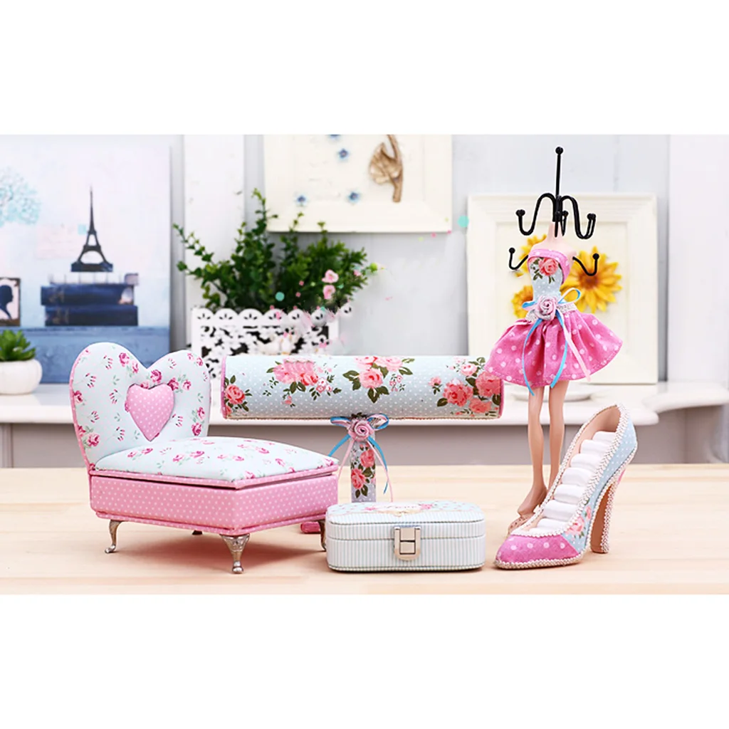 Разноцветный чехол с цветком для дивана в форме обуви органайзер ювелирных