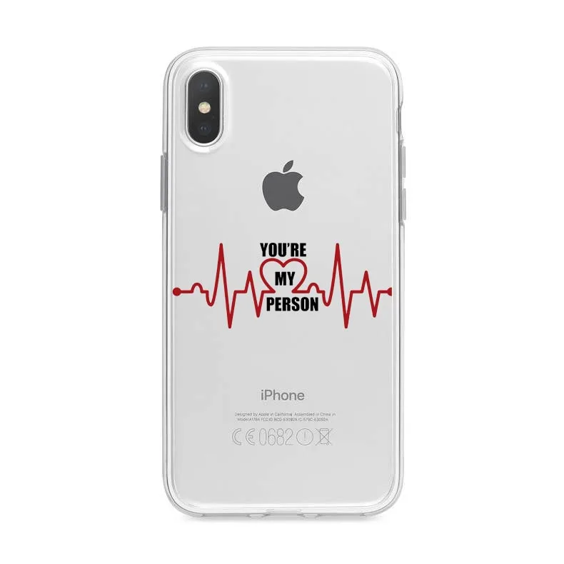Greys Anatomy You're My Person Soft silicone TPU Phone Case For iPhone 12 Pro Max 11 SE 2020 6s 7 8 Plus X XR XS | Мобильные