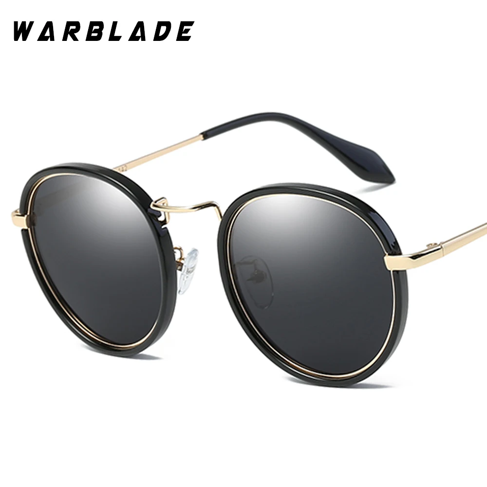 

WarBLade 2018 polarized sunglasses women lunette de soleil femme women round sunglasses mens sunglasses brand designer