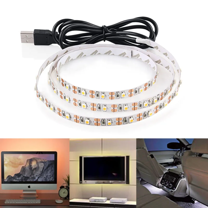 Светодиодная лента Goodland RGB SMD3528 с USB гибкая LED полоска для фона телевизора 5 в