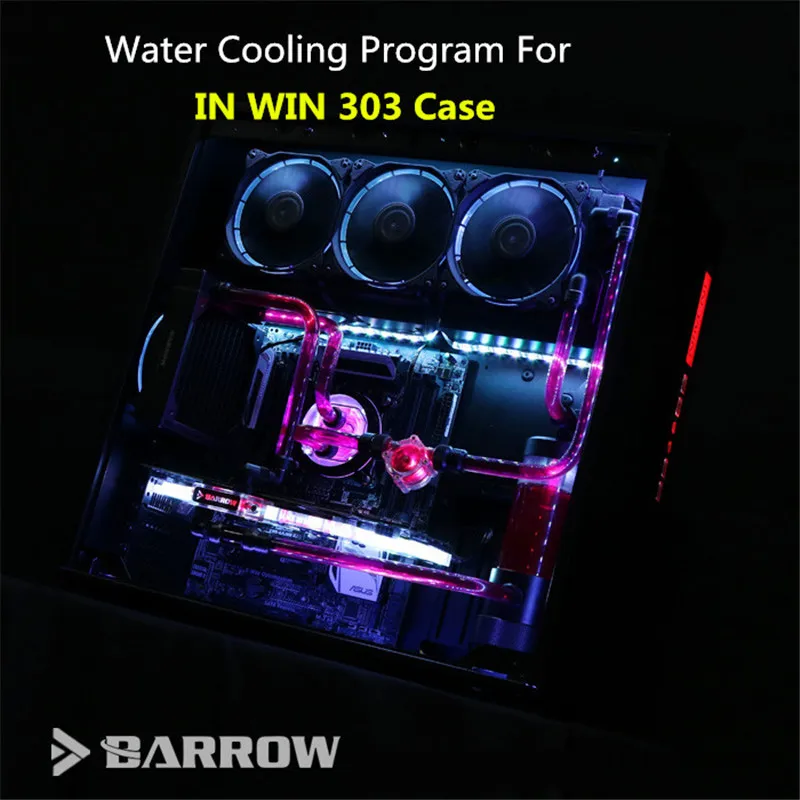 Barrow IN WIN 303 программа водяного охлаждения жесткой трубки для AMD INTEL GPU + CPU насос радиатор стандарт|Кулеры и