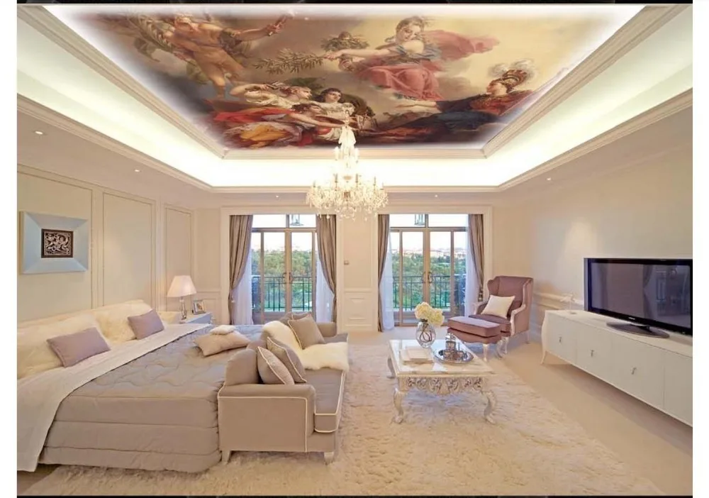 

Custom Photo Wallpaper 3d ceiling murals European Zenith Mural Mural Wallpaper living room bedroom home paintings decoration