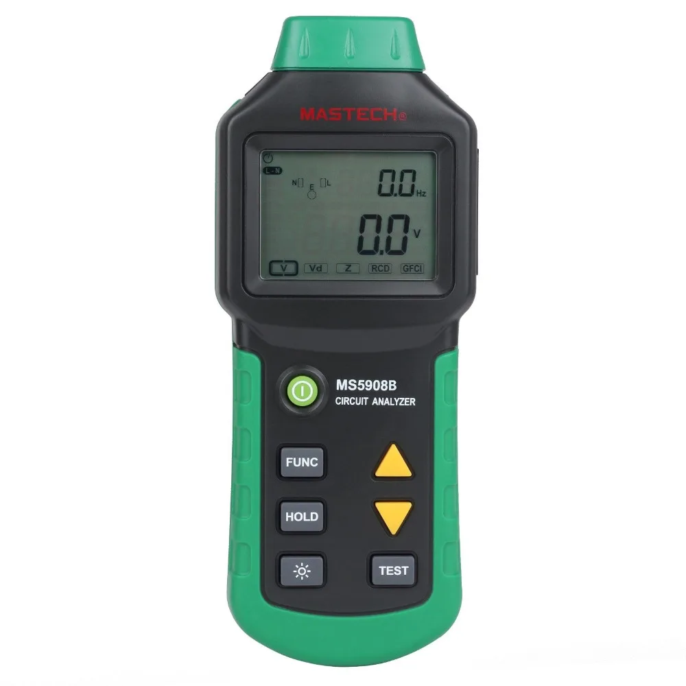 MASTECH MS5908B TRMS тестер напряжения Цепи Анализатора переменного Подсветка 220 240 В |