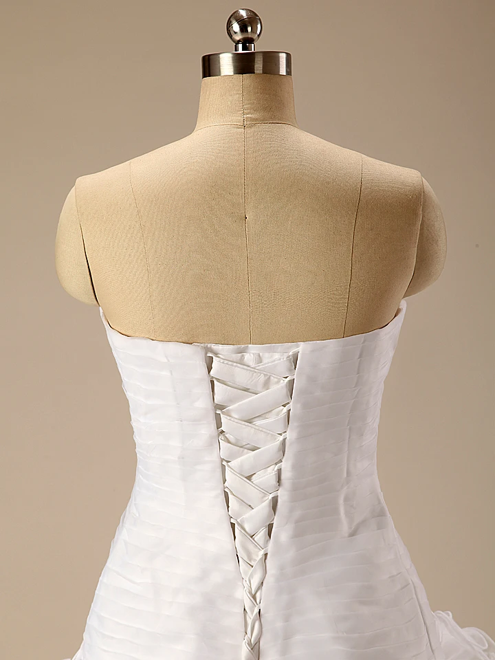 Женское фатиновое длинное свадебное платье с рюшами и для невесты Vestido De