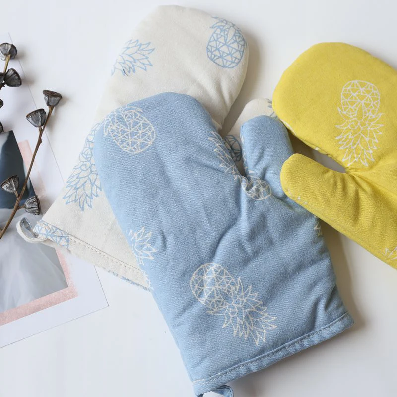 Кухонные перчатки с мультяшным КАКТУСОМ кухонные для микроволновки выпечки