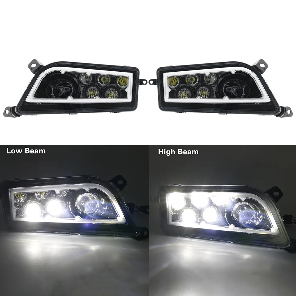 Черный Polaris RZR 1000 светодиодный фонарь Halo 2015 2016 для 900 комплект фар 2014 XP TURBO Lamp|Фара