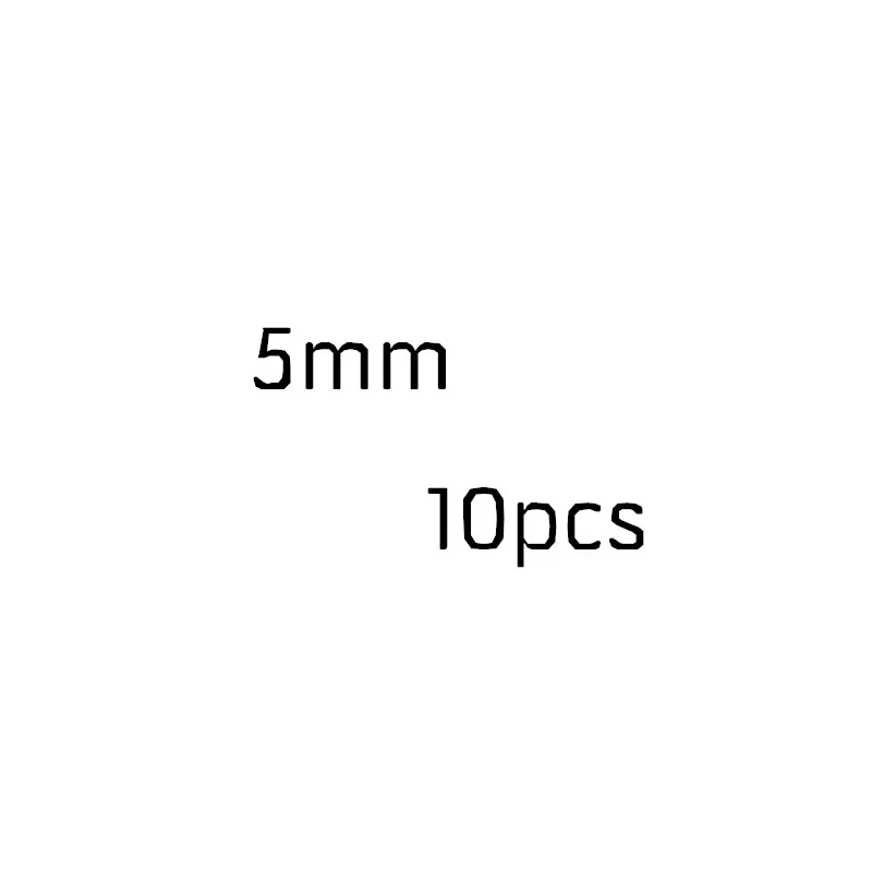 5mm 2-10 мм Серебряные Круглые бусины из натуральной 925 пробы для изготовления ювелирных изделий своими руками - Цвет: 5mm