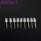 Быстрая доставка 3000 шт. DC5V PL9823 F5 5 мм круглая RGB светодиодная P9823 чипсет внутри RGB полноцветные матосветодиодный светодиодные чипы