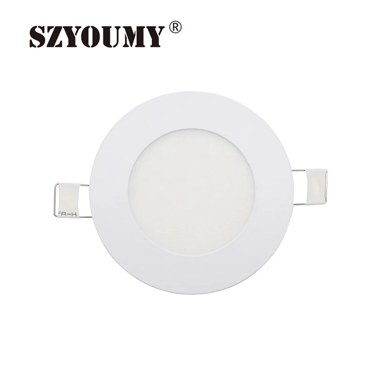 SZYOUMY ультратонкий дизайн 4 Вт светодиодный теплый белый Потолочный встраиваемый