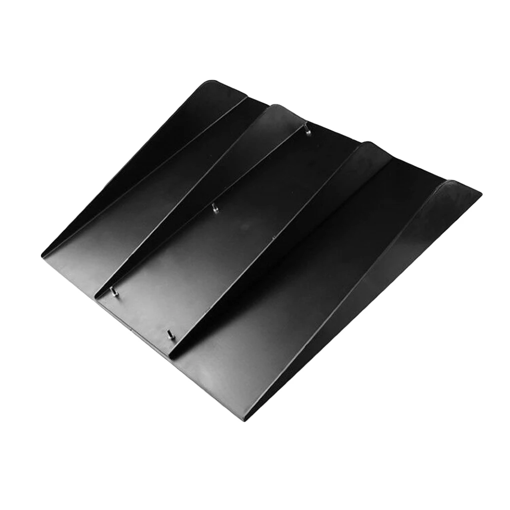 Универсальный Авто диффузор губа на задний бампер ABS акульих плавников шасси