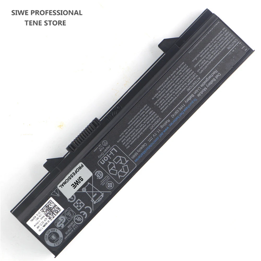 11 1 В 56wh Оригинальный аккумулятор для ноутбука KM742 dell Latitude E5400 E5410 E5500 E5510 0RM668 312-0762