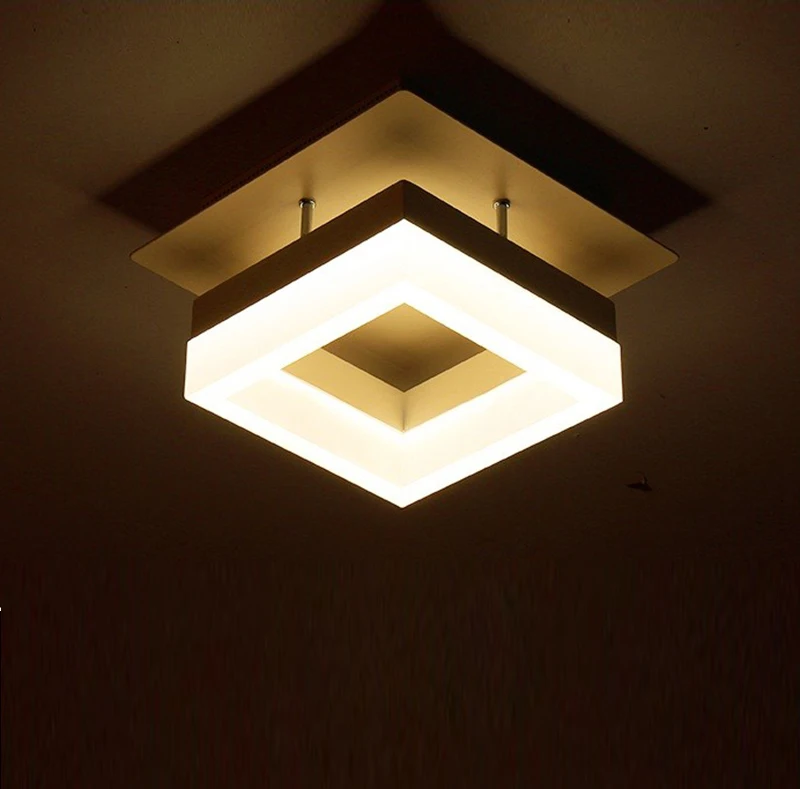 Современные потолочные светильники голубого времени 12 Вт для прихожей балконов