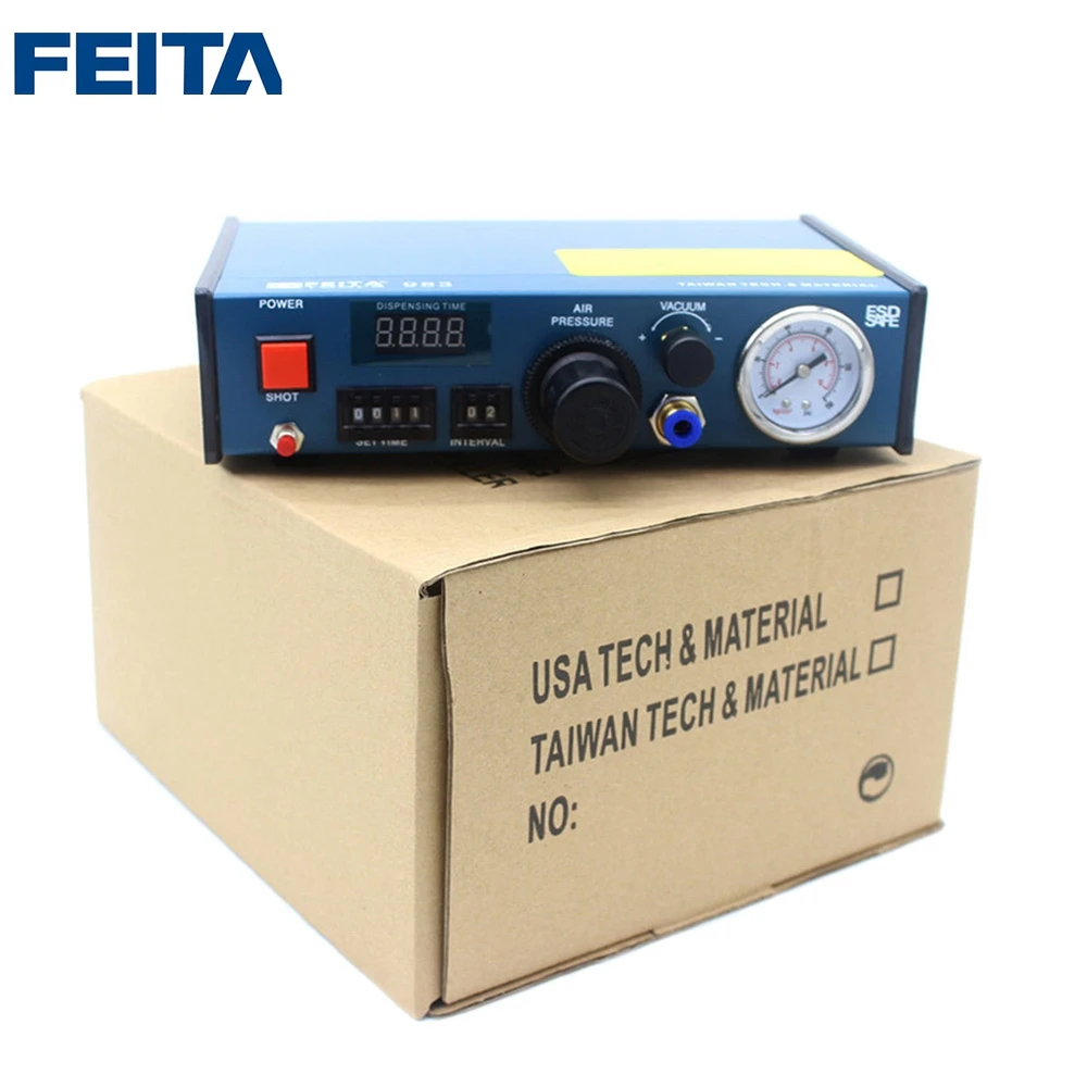 Цифровой автоматический дозатор клея FEITA 983 автоматическая паяльная паста