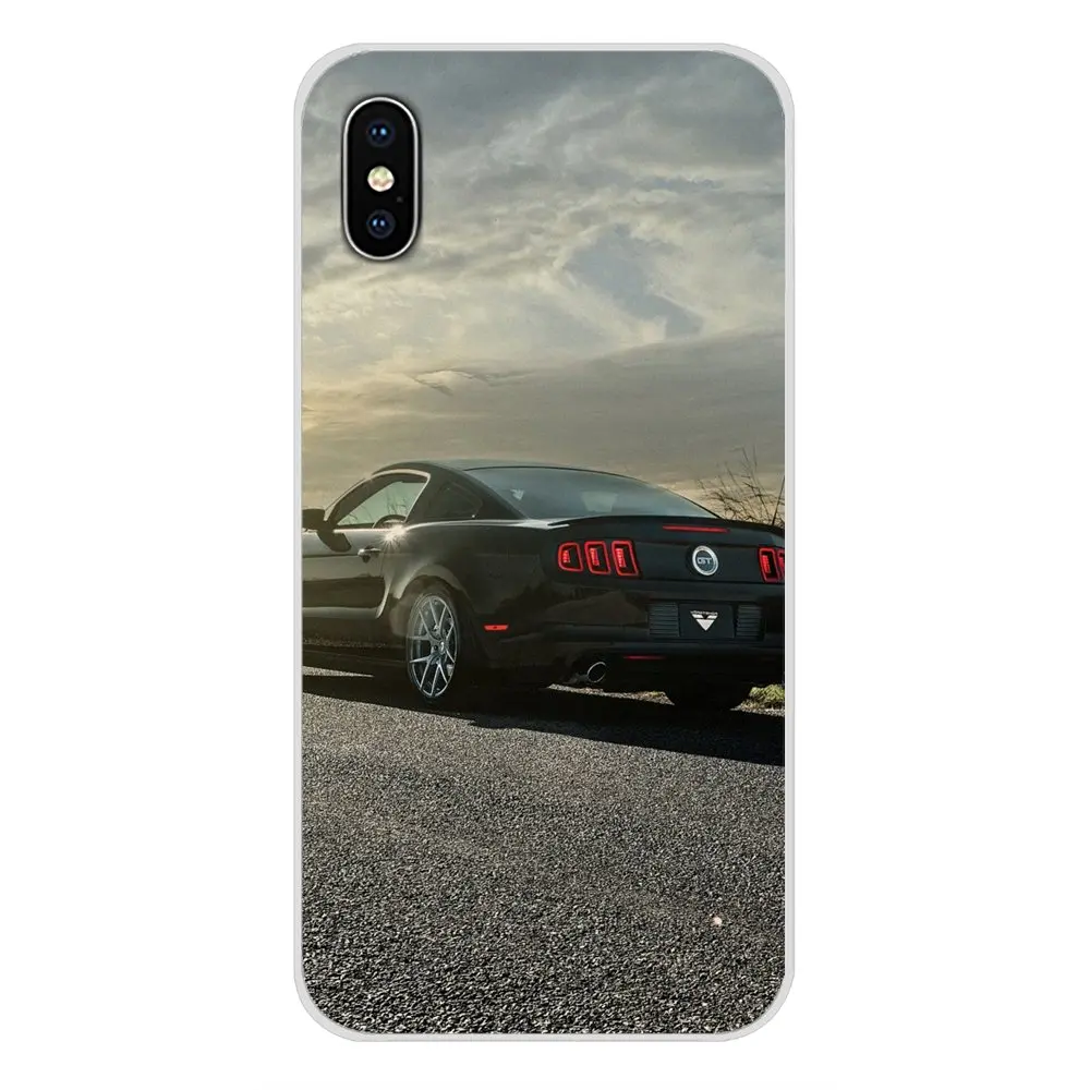 Для Apple iPhone X XR XS MAX 4 4S 5 5S 5C SE 6 6S 7 8 Plus ipod touch Аксессуары чехлы для телефонов ford mustang