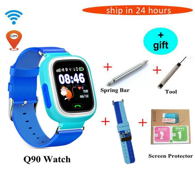 SOS умные GPS Smart watch Q720 умный малыш дети часы телефон сенсорный Экран WIFI