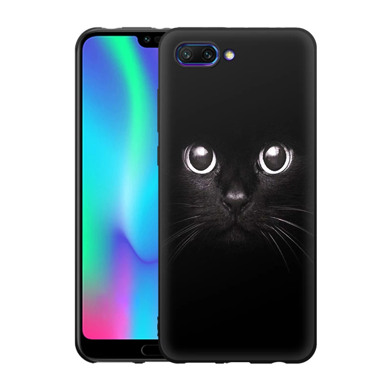 Мягкий силиконовый чехол EiiMoo для Honor 10 Lite задняя крышка телефона с милым