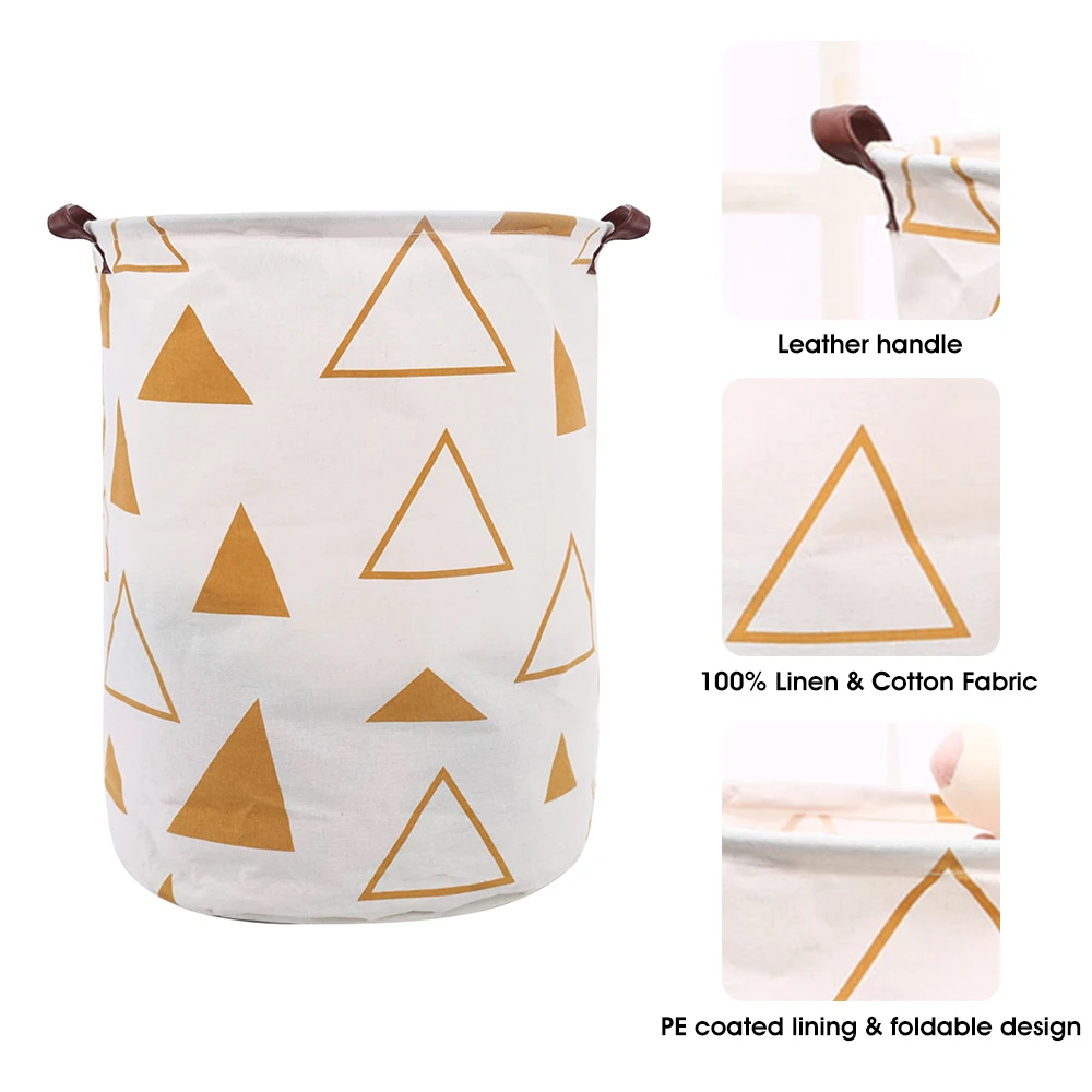 Корзина для белья большой размер ведро хранения льняная ткань корзина грязной