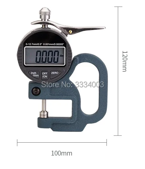Толщина микрометра с цифровым дисплеем измерительный инструмент для инжектора