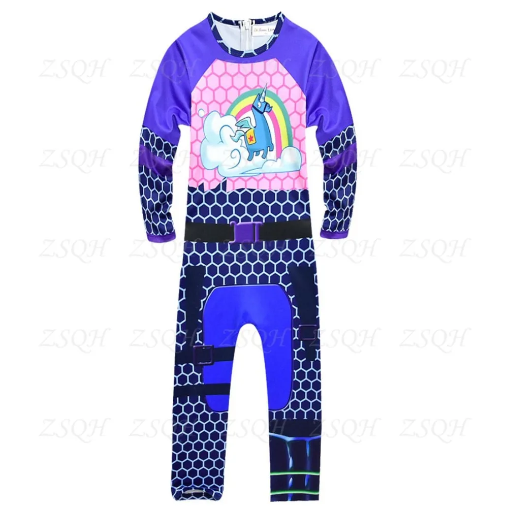 ZSQH Brite Bomber комбинезон игра битва Royale косплэй костюм для детей