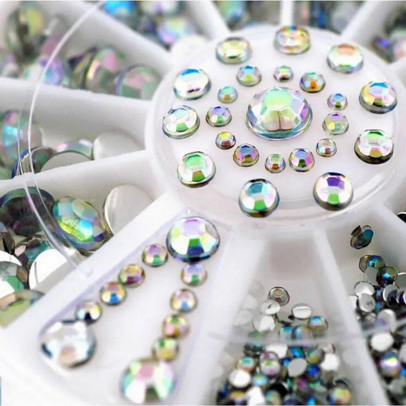 1 шт. японские разноцветные стразы для дизайна ногтей | Красота и здоровье