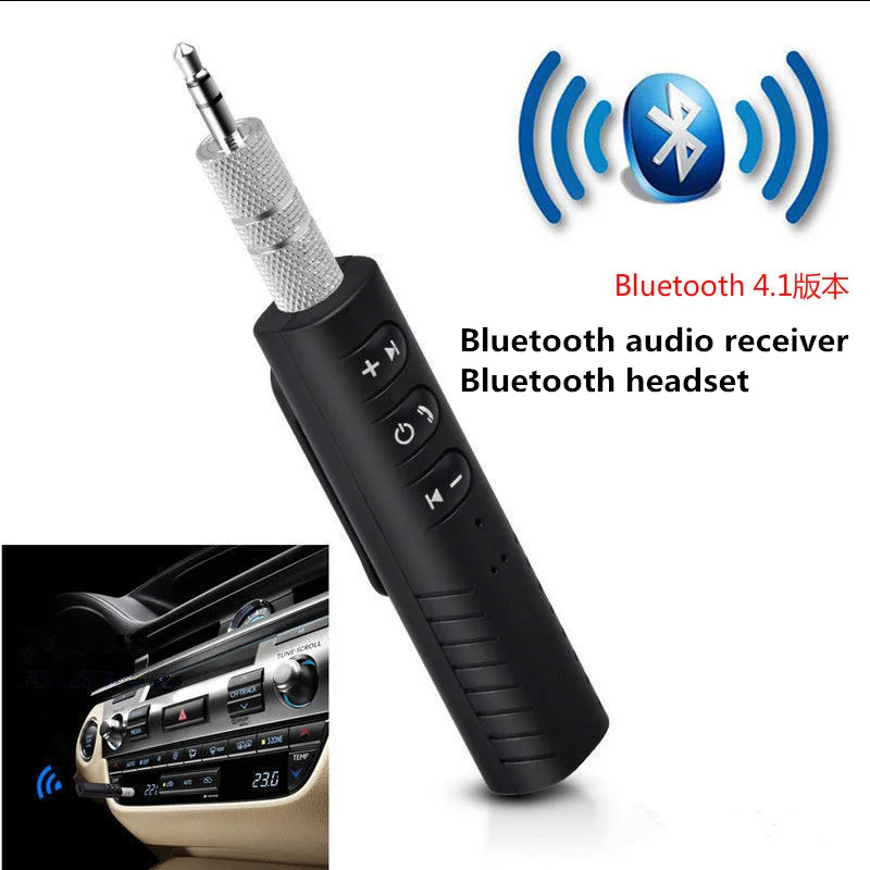Универсальный 3 5 мм Bluetooth автомобильный набор свободные руки хэндс-фри Музыка